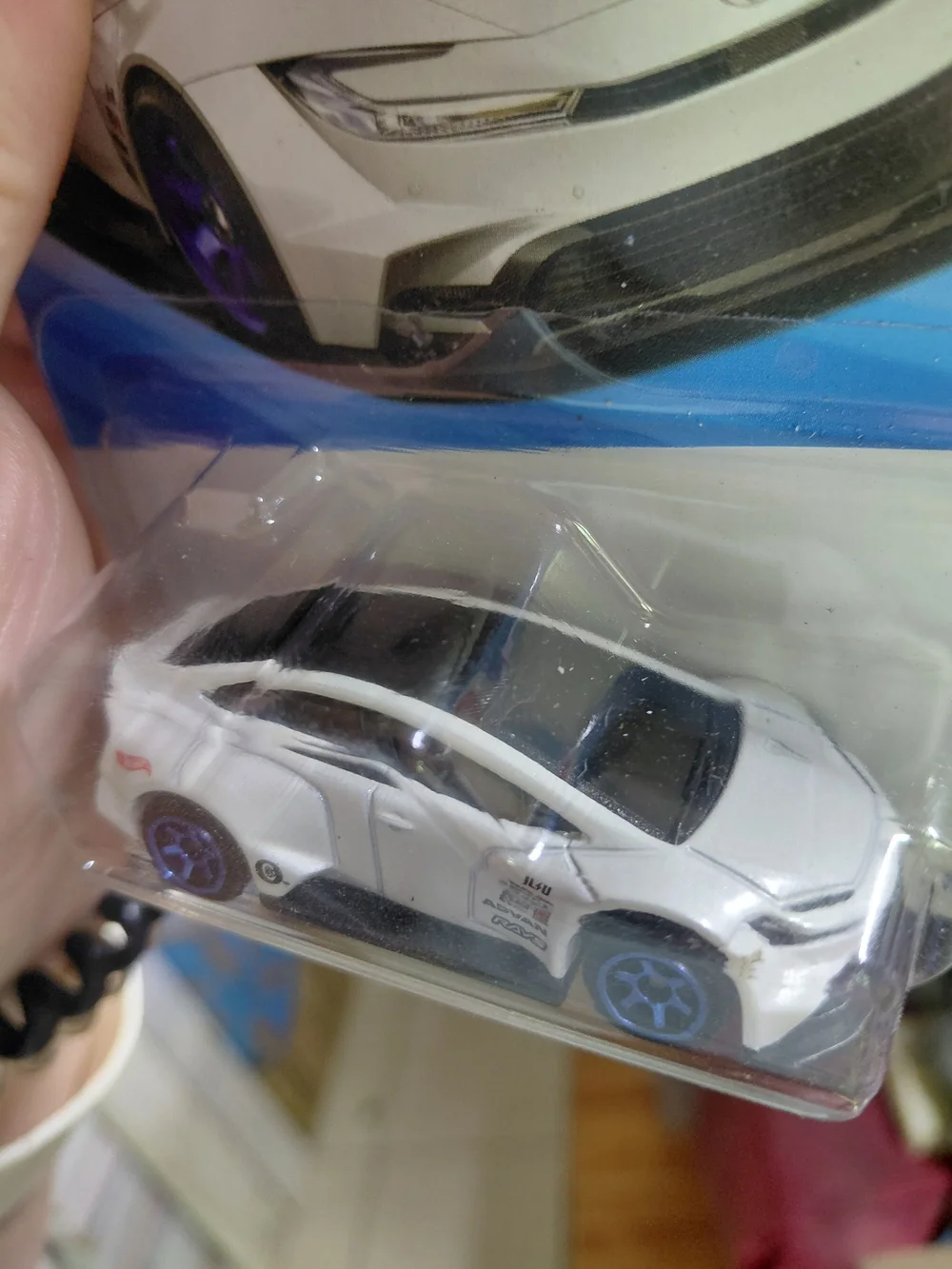 Hot Wheels Toyota Prius Custom in white from the HW J-Imports series (number 1/